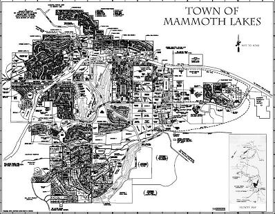 Town of Mammoth lakes map icon
